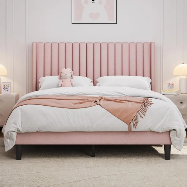 Pink Upholstered Beds