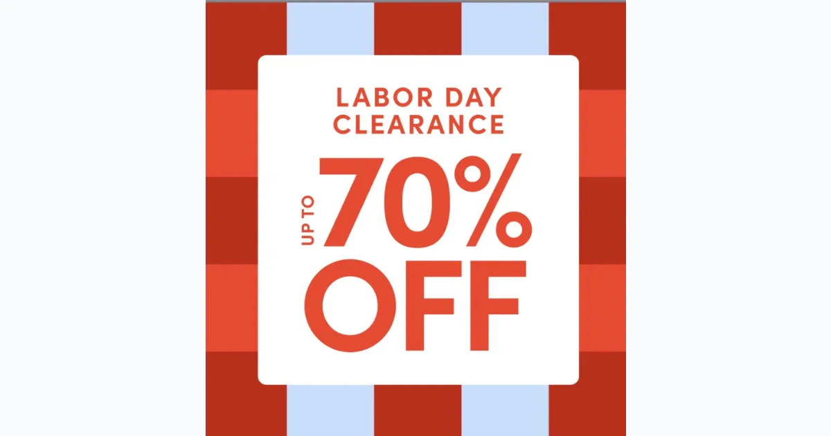 WAYFAIR – LABOR DAY CLEARANCE