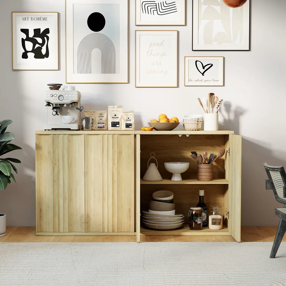 Accent Cabinet With Adjustable Shelves