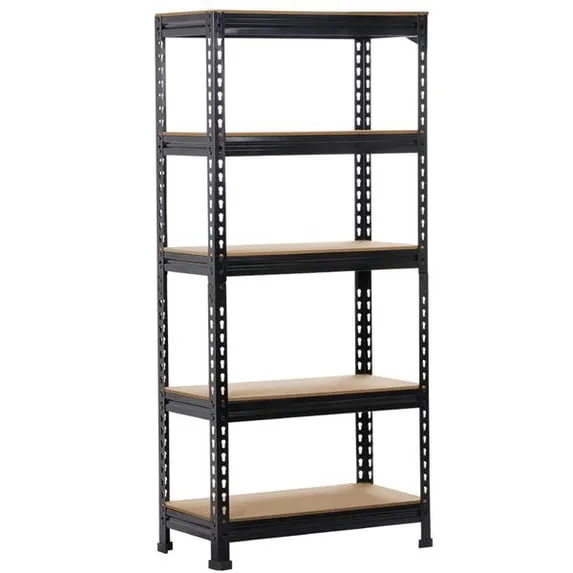 5-Tier Boltless & Adjustable Steel Storage Shelf Unit