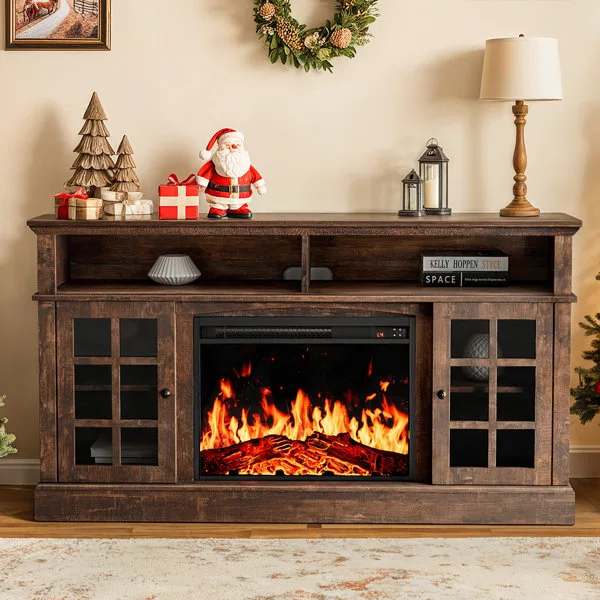 FIREPLACE TV STANDS