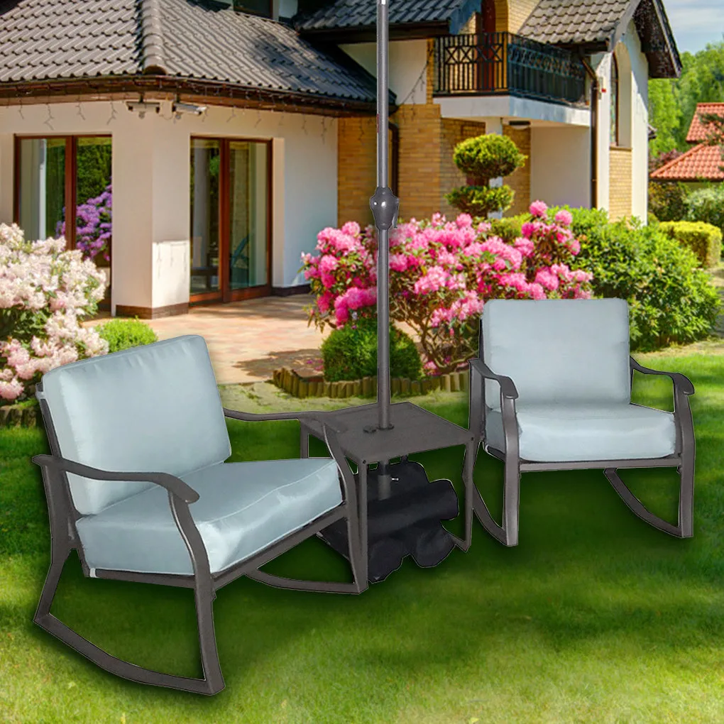 Steel Outdoor Lounge Chair Set