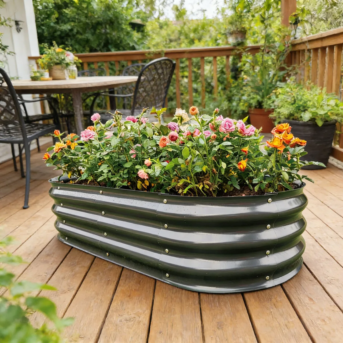 Galvanized Raised Garden Bed