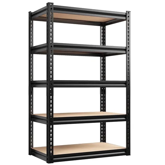 5 Tier Adjustable Metal Shelving
