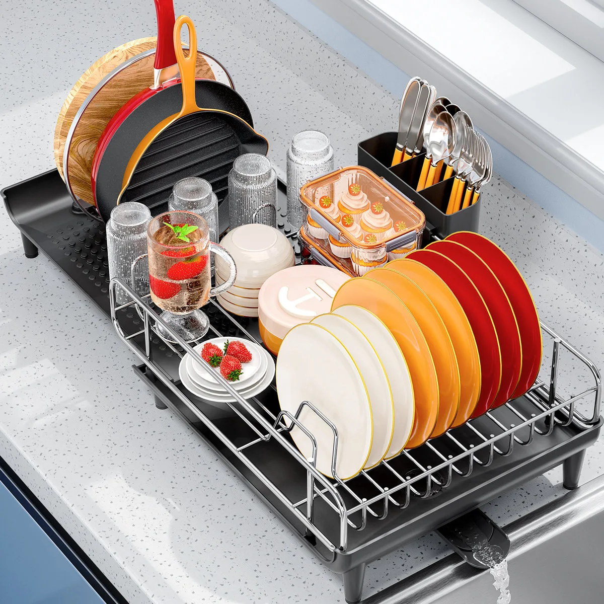 Stainless Steel Kitchen Dish Rack