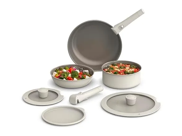 8-Piece Fits-Anywhere Kitchenware with Everygood Nonstick Coating