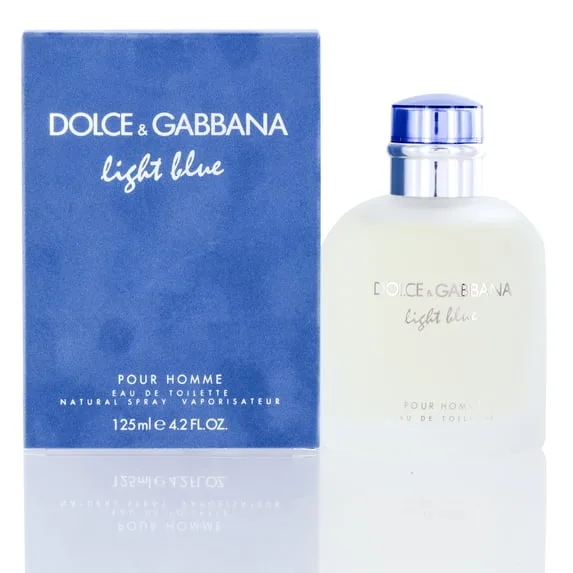 Dolce & Gabbana Light Blue Eau de Toilette, Cologne for Men, 4.2 fl oz