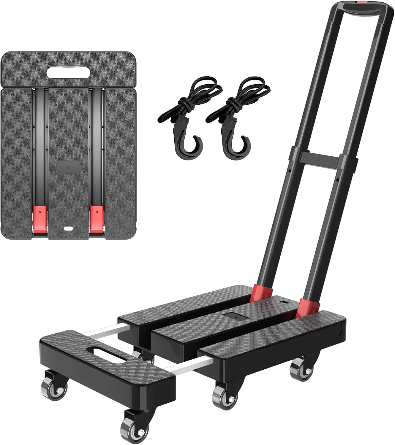 Heavy Duty Foldable Dolly Cart with Wheels