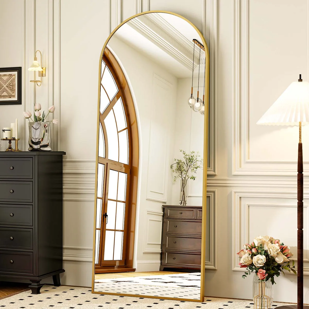 Arch Free Standing Full Length Mirror