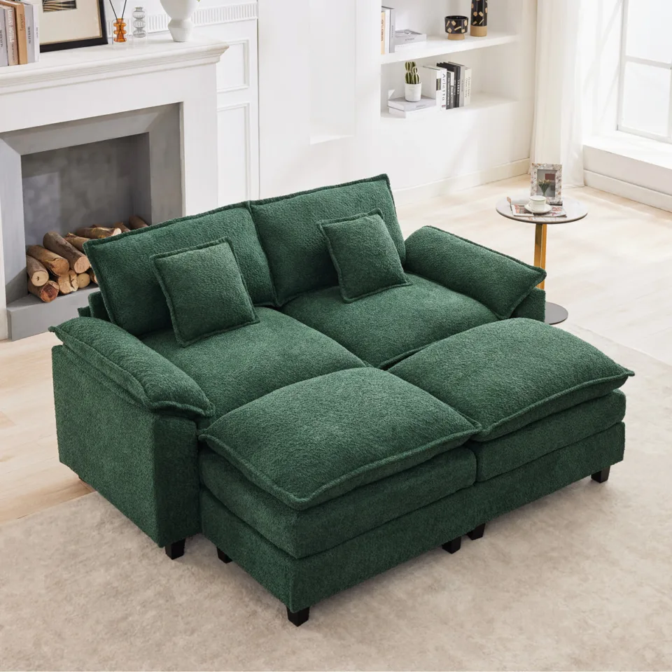Fabric Loveseat Sofa