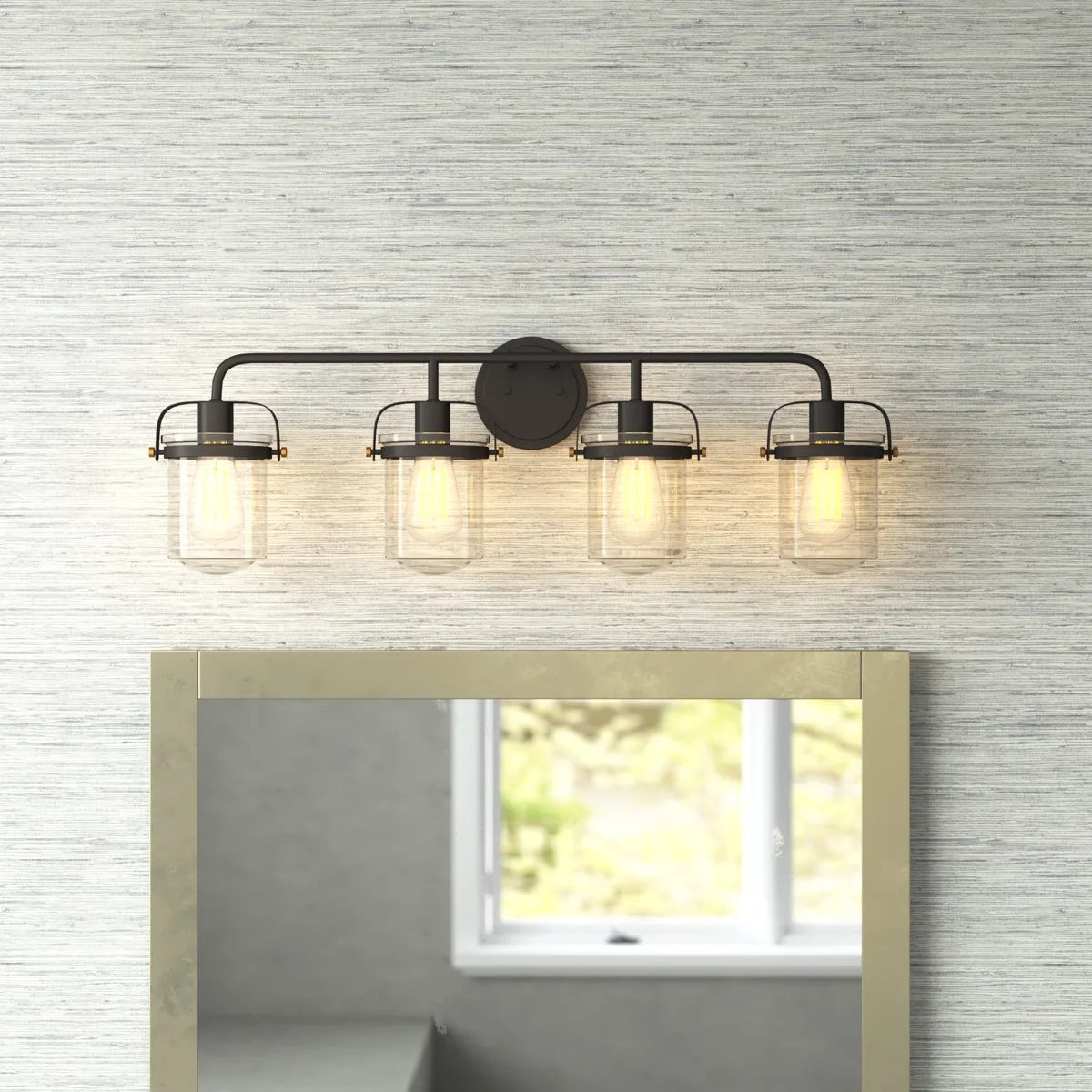4-Light Dimmable Vanity Light