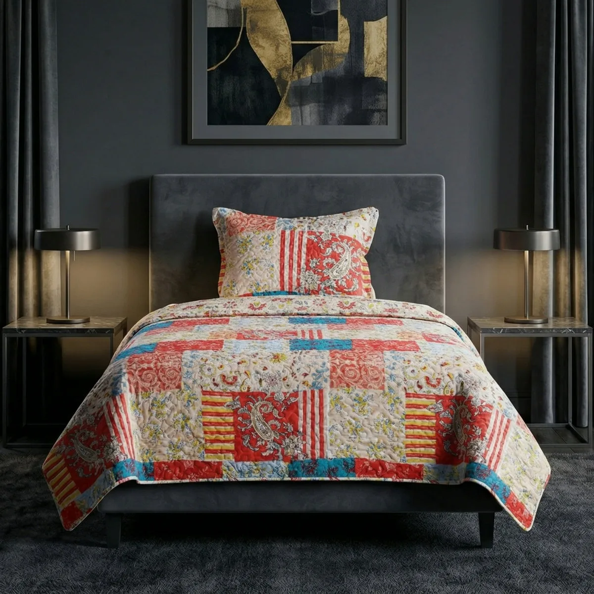 2-Piece Twin Quilt Set