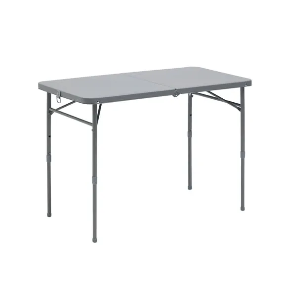 Adjustable Height Centerfold Folding Table