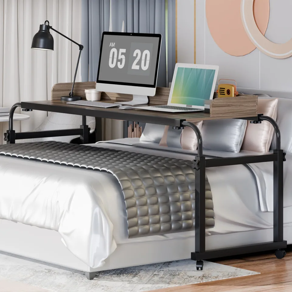 Overbed Table With Wheels