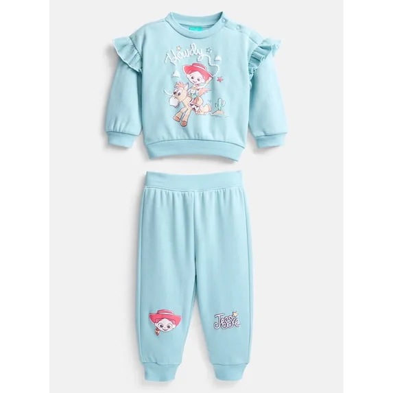 Girls Fleece Sweatshirt and Pants Set