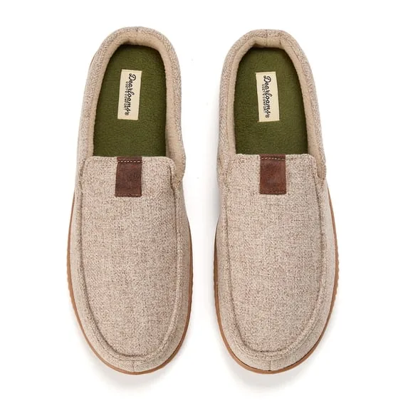 Dearfoams Cozy Comfort Men’s Notch Clog Slippers