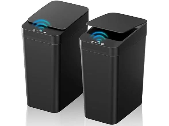 2-pack Automatic Touchless Garbage Can