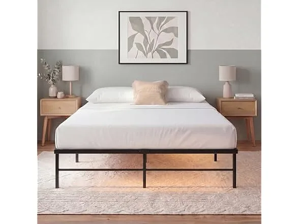 King Size Heavy Duty Metal Platform Bed Frame